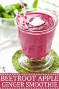 beetroot smoothie - pinterest image