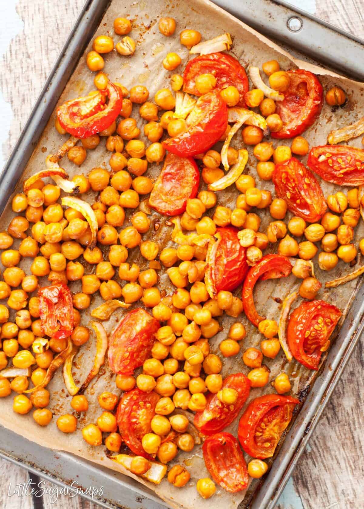 Spiced & Roasted Chickpea Salad Littlesugarsnaps