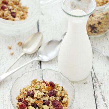 Marmalade Ginger and Cranberry Granola