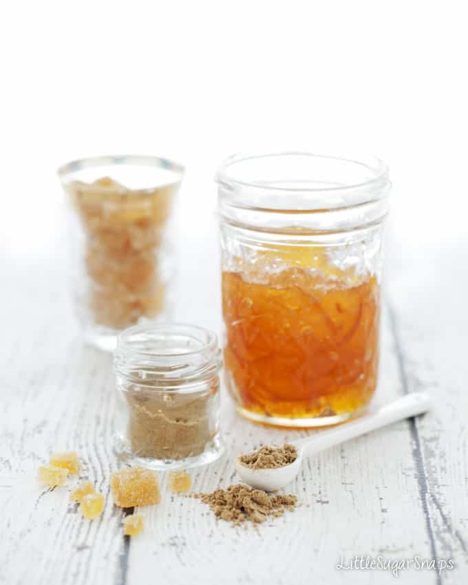 Ingredients - Marmalade, crystallised Ginger and ground ginger