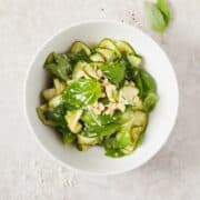 Zucchini Basil Salad