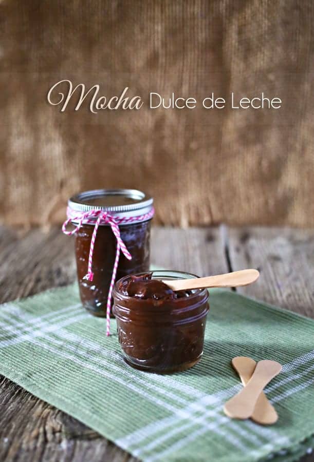 A jar of Mocha Dulce de Leche