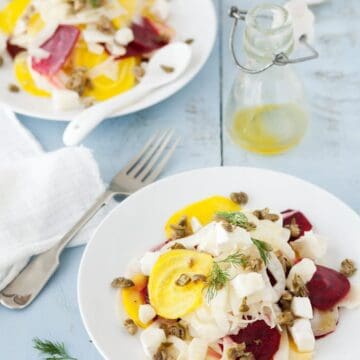 Raw Beetroot and Capar Salad