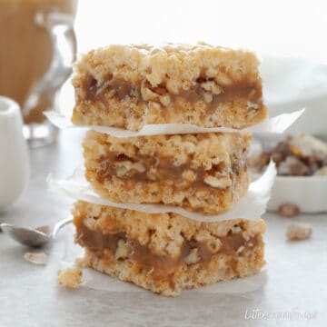 Salted Caramel Rice Krispie Treat