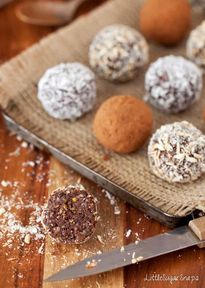 Mint Chocolate Energy Balls Littlesugarsnaps