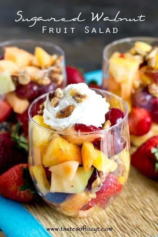 Sugared Walnut Fruit Salad