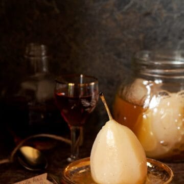 Amaretto Pears