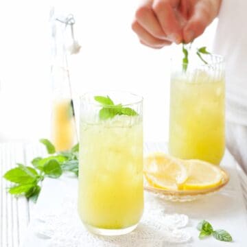 Apple Lemon Mint Cooler