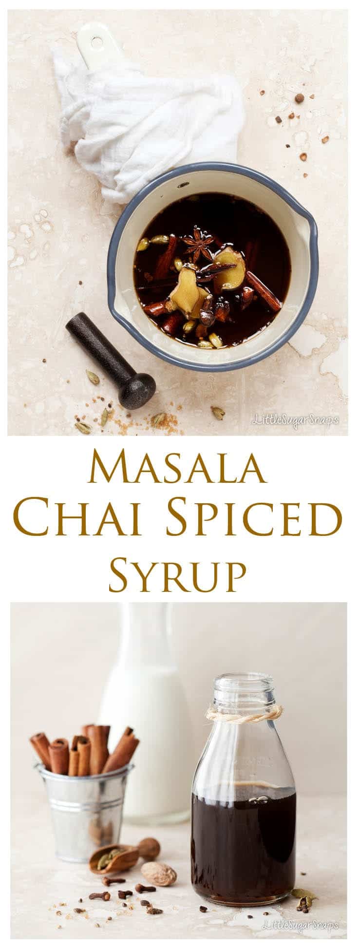 Masala Chai Syrup Littlesugarsnaps