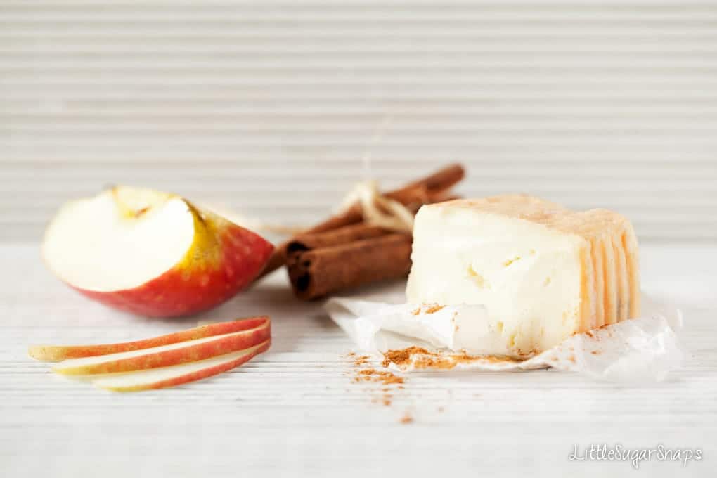 Ingredients image - taleggio cheese, apple and cinnamon