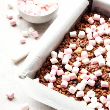 Rocky Road Chocolate Krispie Treats