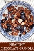 HEALTHY CHOCOLATE GRANOLA WITH CHERRIES