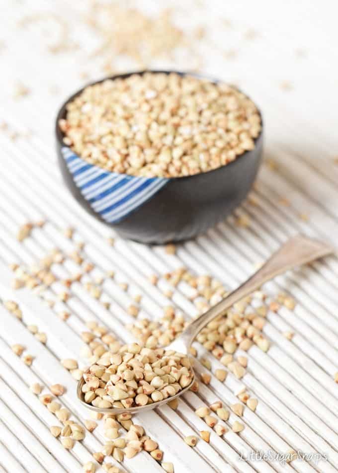 Buckwheat groats in a bowl