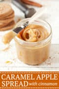 caramel apple spread - pinterest image