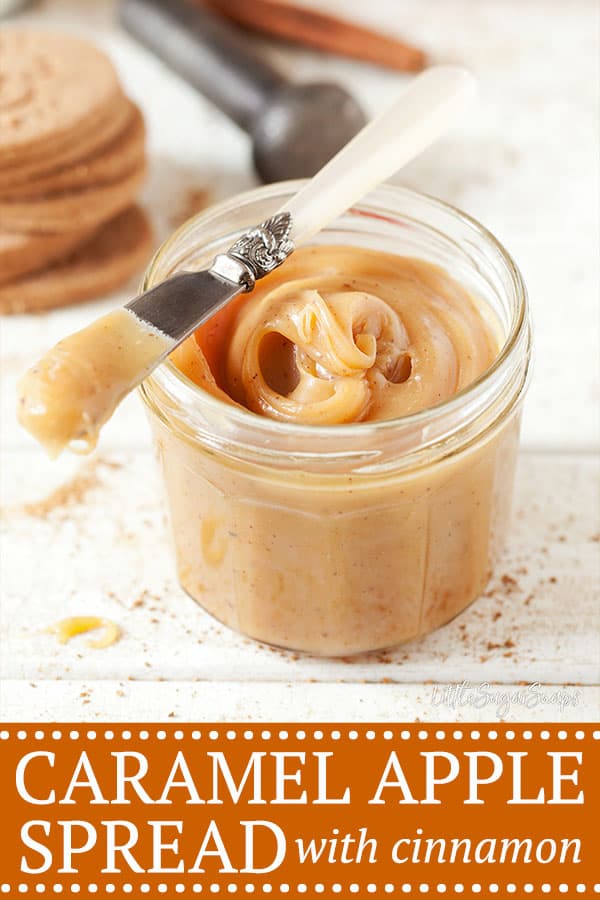 Spreadable Caramel Apple Dip with Cinnamon Littlesugarsnaps