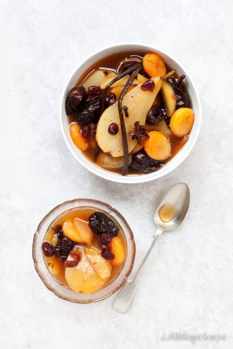 Winter Spiced Fruit Compote Little Sugar Snaps