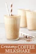 Coffee Milkshake - pinterest image