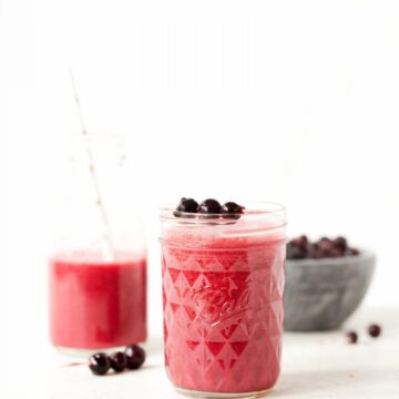 Coconut Blackcurrant Smoothie