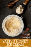 SALTED HONEY ICE CREAM - image for pinterest