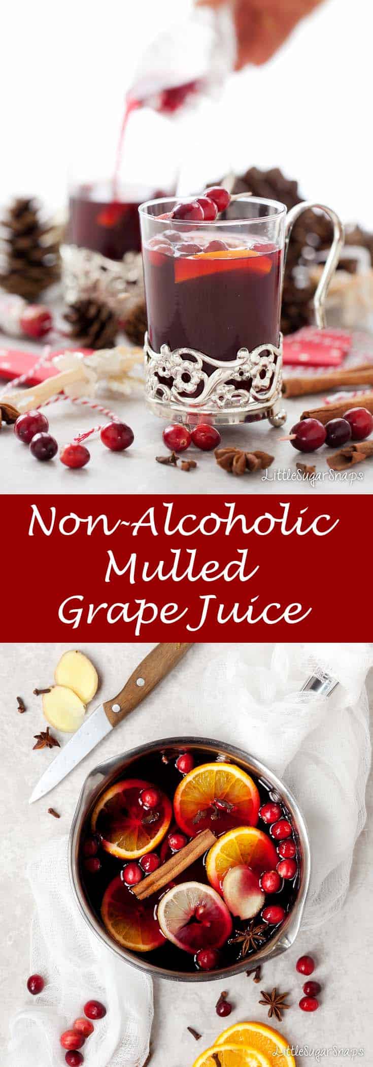 NonAlcoholic Mulled Grape Juice Littlesugarsnaps