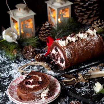 Black Forest Yule Log