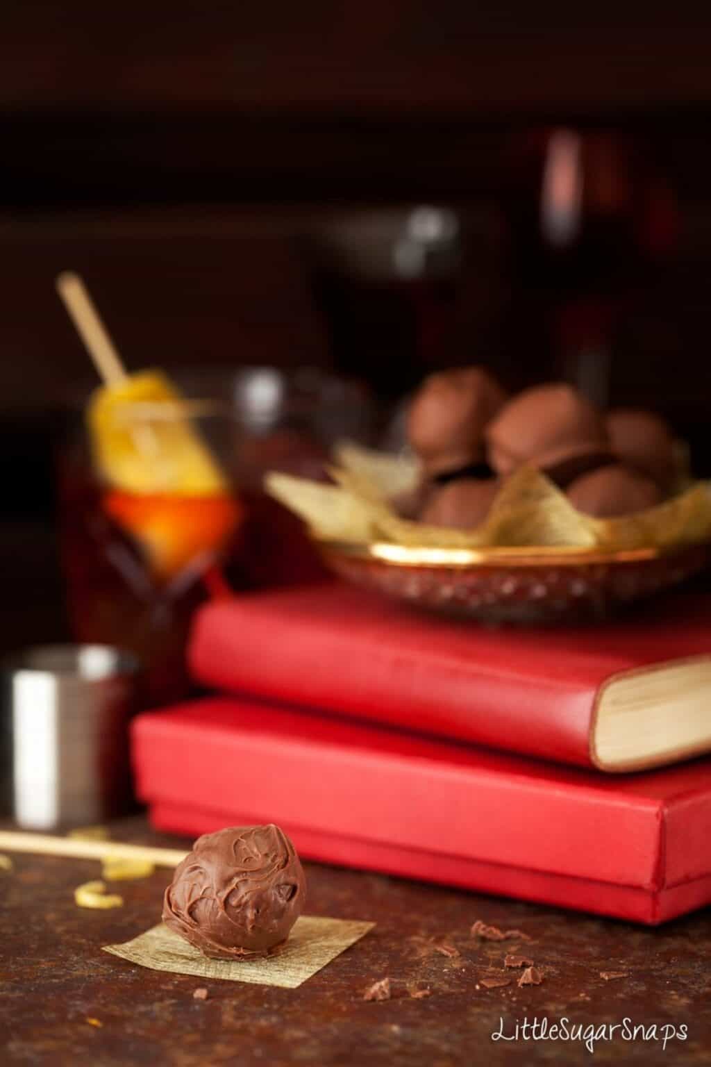 Cocktail Inspired Truffles Negroni Truffles Little Sugar Snaps