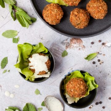 Mint Pea Falafel