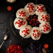 Salted Honey Cream Meringue Wreath