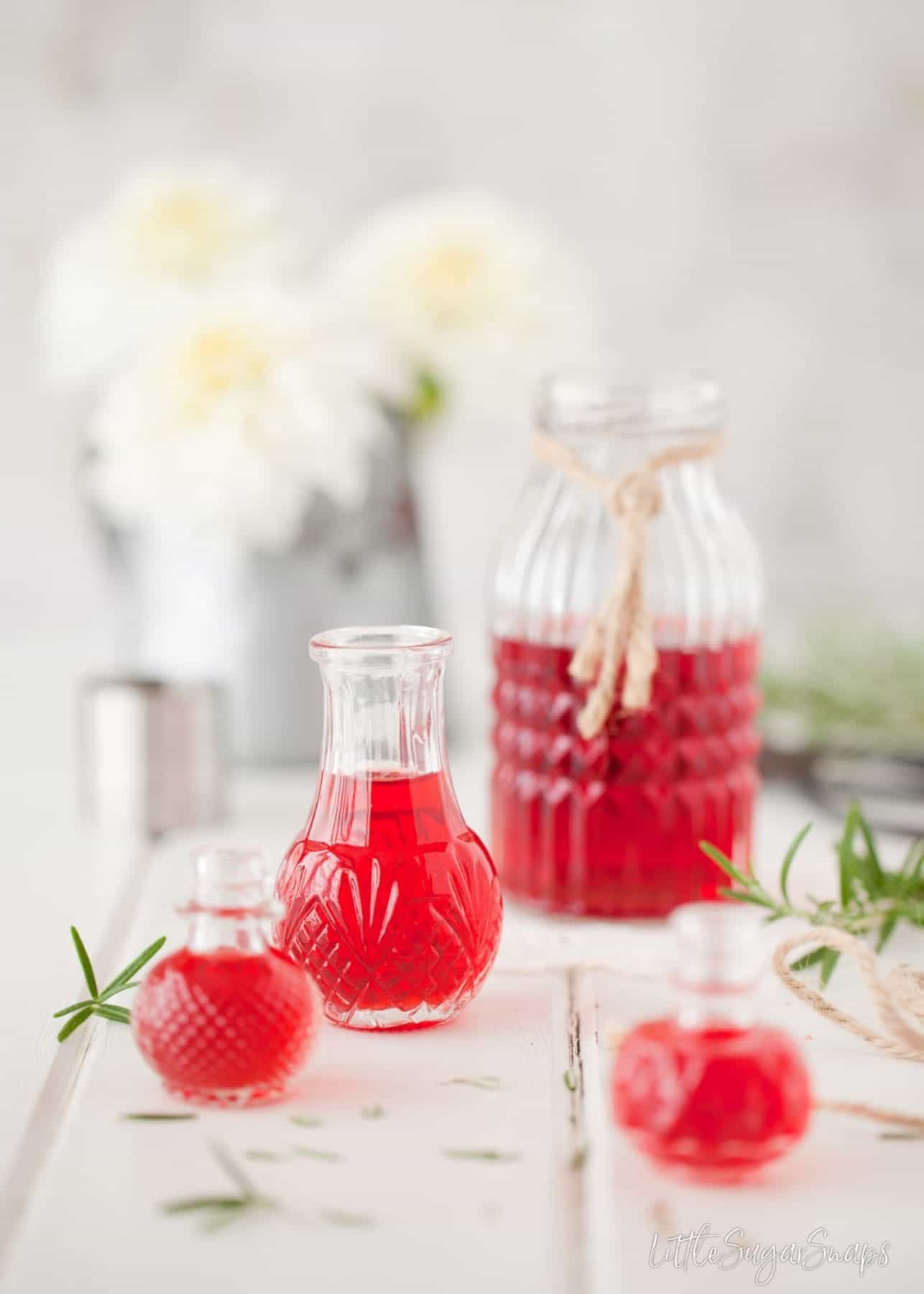 Small bottles of Campari.