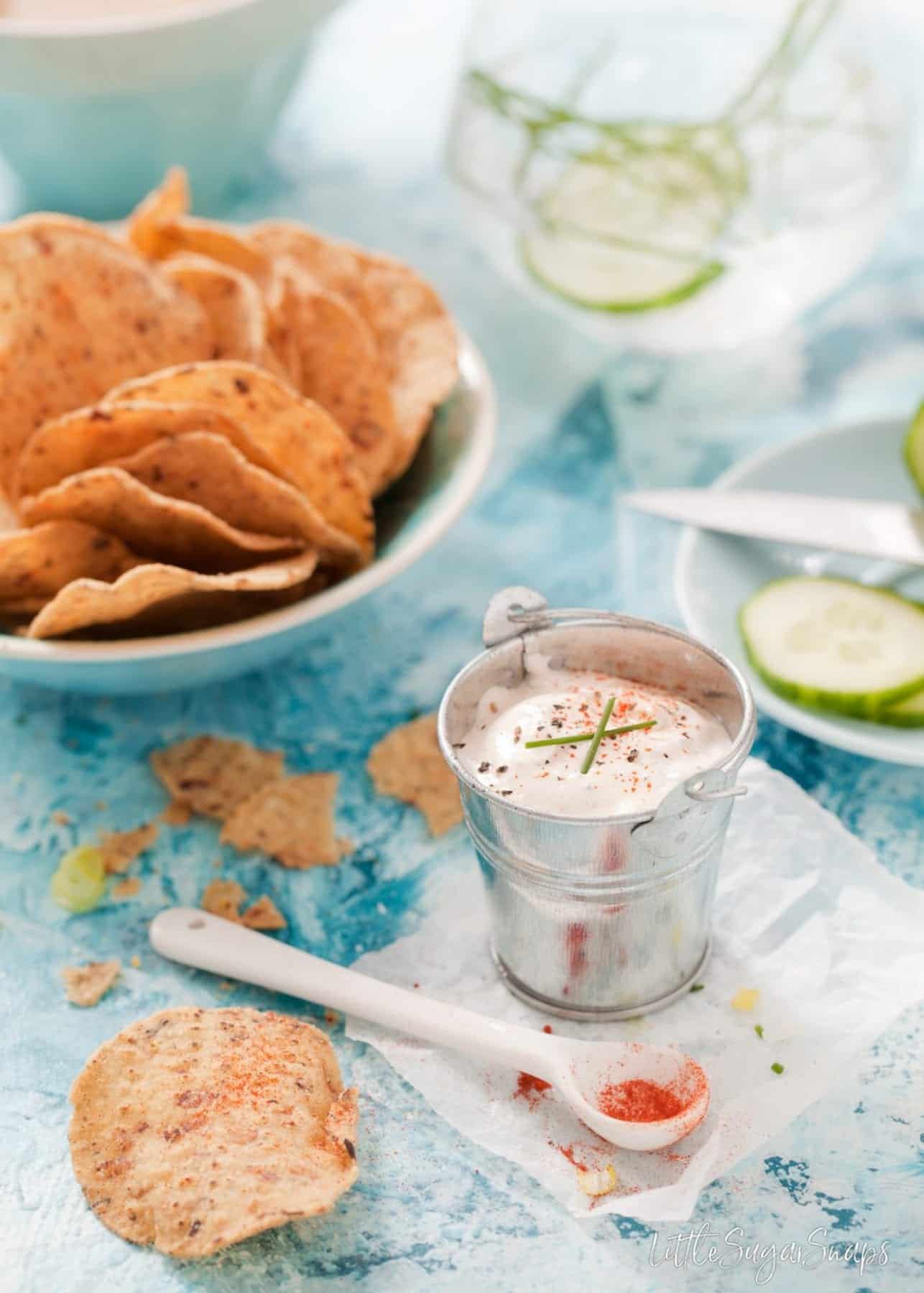 Paprika Dip with Spring Onions and Chives (4 of 5) Little Sugar Snaps