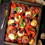 Baked Tomatoes and Goats Cheese