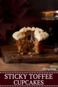 STICKY TOFFEE CUPCAKES - image for pinterest