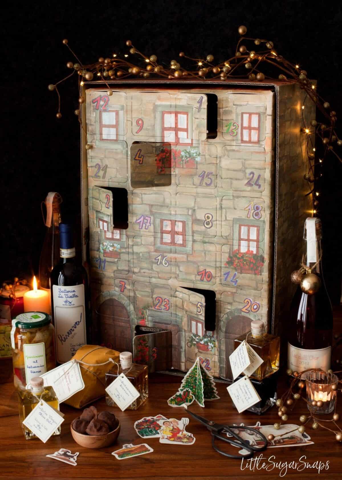 Italian food and drink advent calender from Fattoria La Vialla