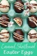 Homemade Caramel Shortbread Easter Eggs