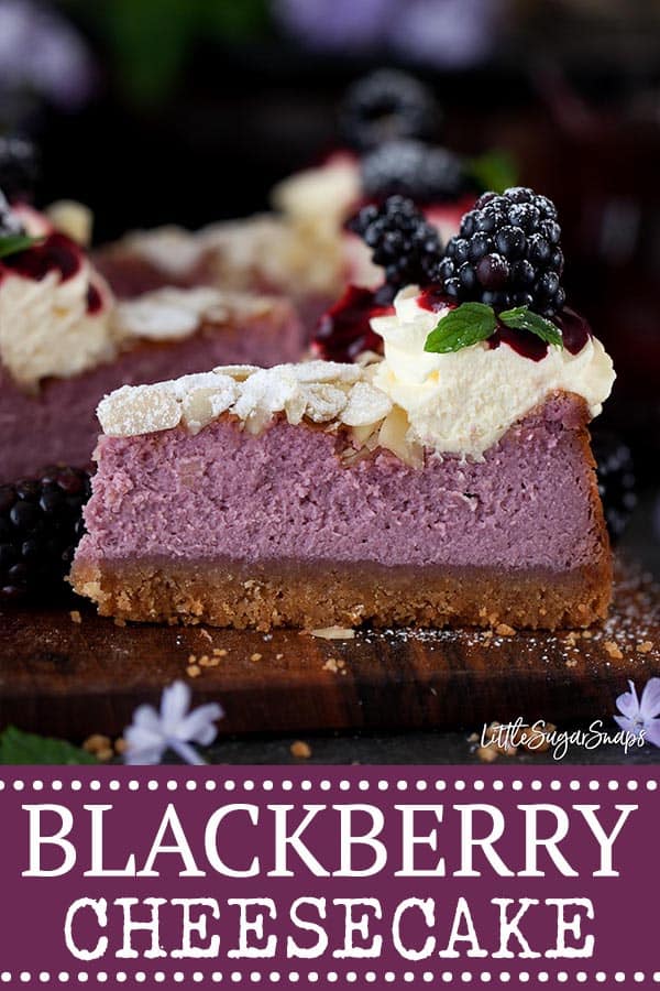 Blackberry Cheesecake with Feta Little Sugar Snaps