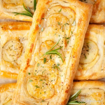 Brie and Potato tarts