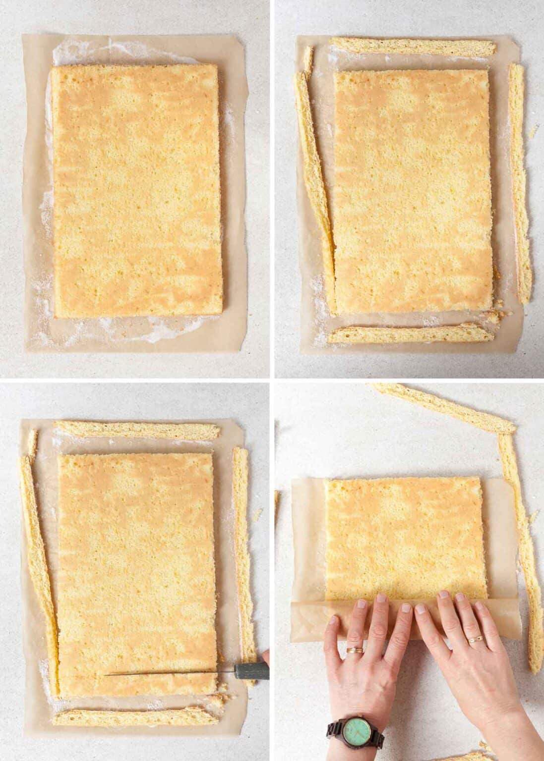 Lemon Meringue Swiss Roll with Summer Berries Little Sugar Snaps