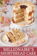 MILLIONAIRE'S SHORTBREAD CAKE - image for pinterest