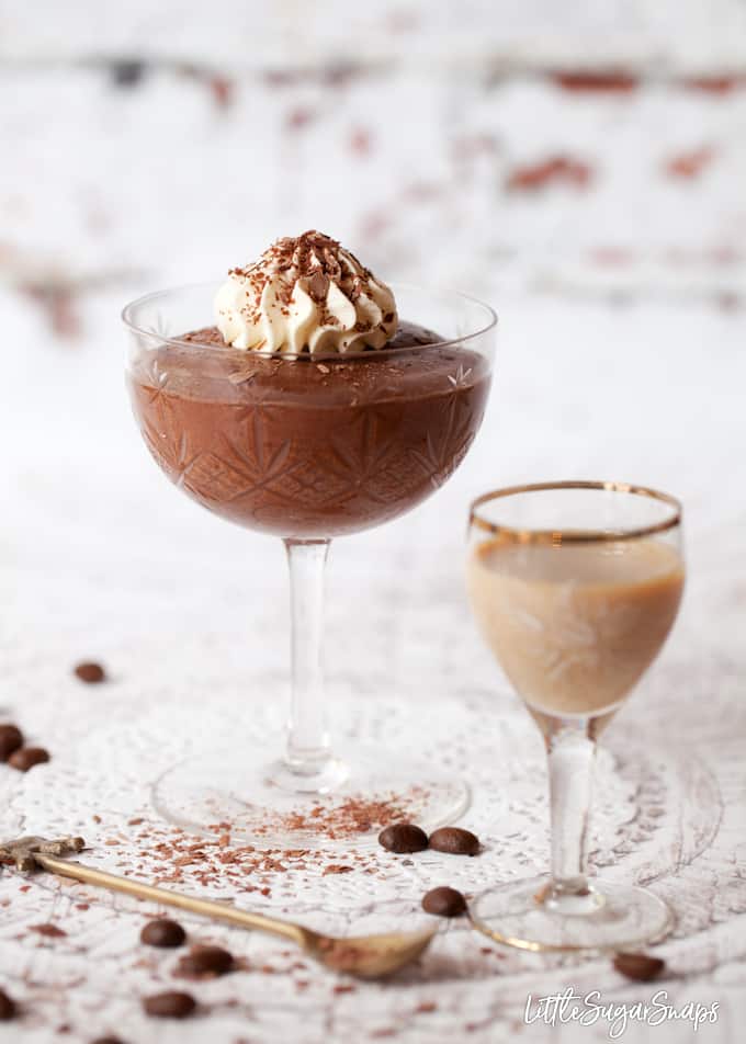 Baileys Chocolate Mousse with Coffee - Little Sugar Snaps