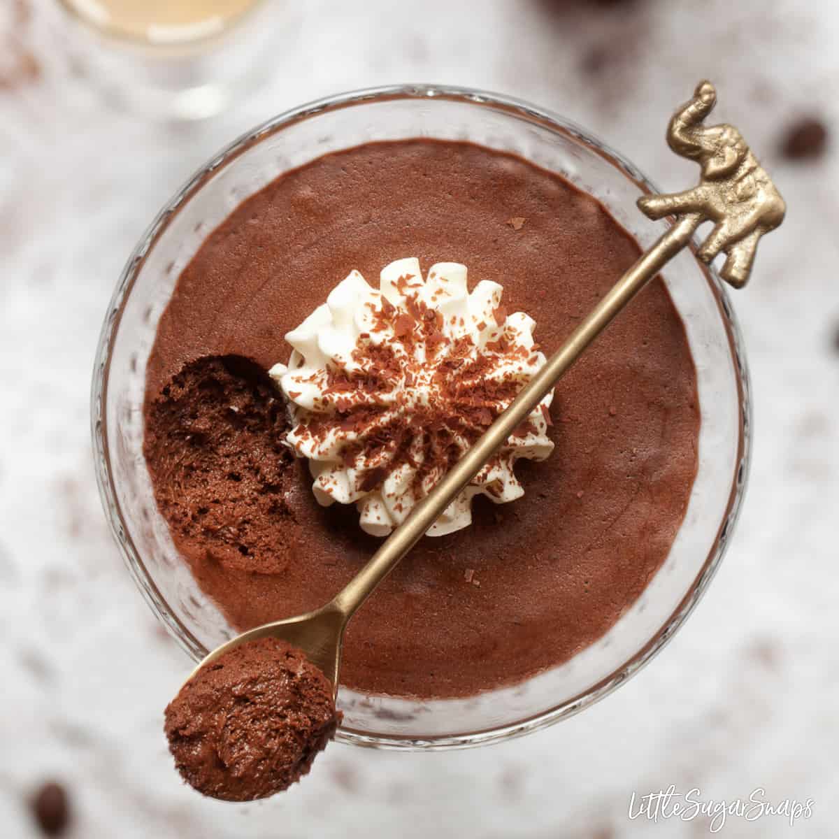 Baileys Chocolate Mousse with Coffee - Little Sugar Snaps