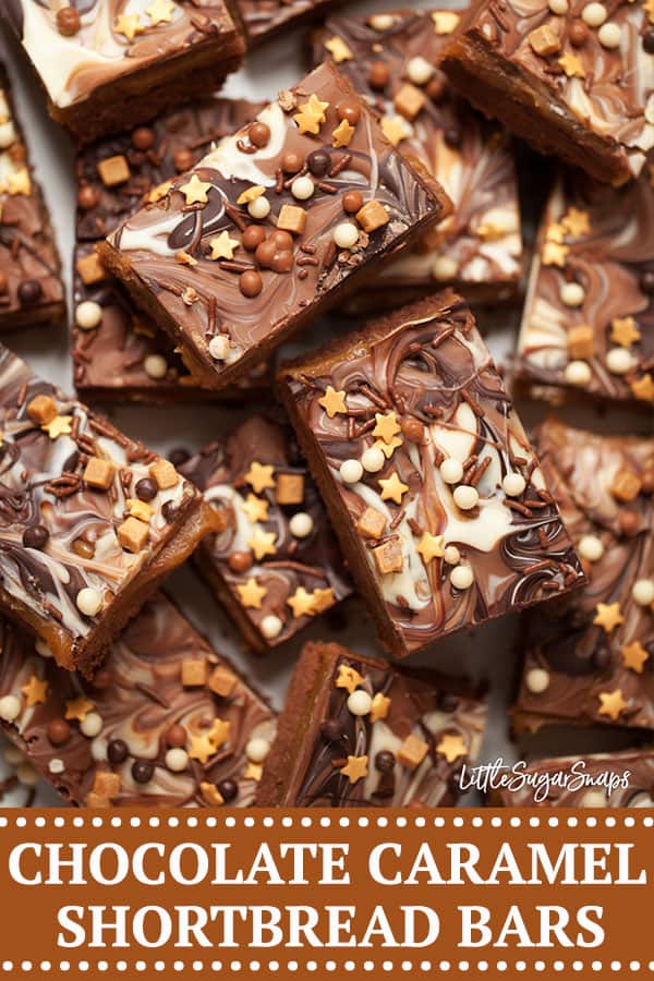 Chocolate Caramel Shortbread bars