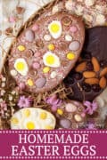 homemade easter eggs - pinterest image