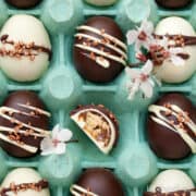 Homemade Easter Eggs with Caramel Shortbread