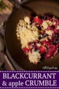 BLACKCURRANT CRUMBLE WITH APPLE