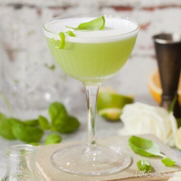 Basil Gin Green Chartreuse Cocktail - featured image