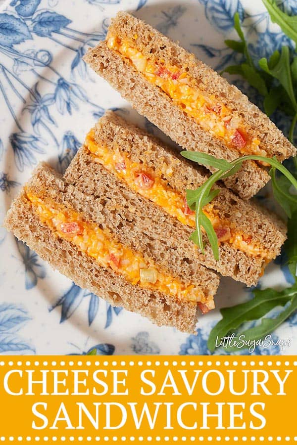 Cheese Savoury Recipe for Afternoon Tea Sandwiches - Little Sugar Snaps