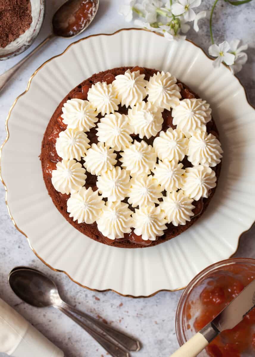 Easy Chocolate Sponge Cake Little Sugar Snaps