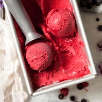 Blackcurrant sorbet- featured image