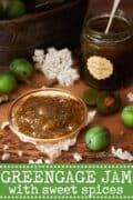 GREENGAGE JAM - Pinterest image