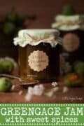 GREENGAGE JAM - Pinterest image